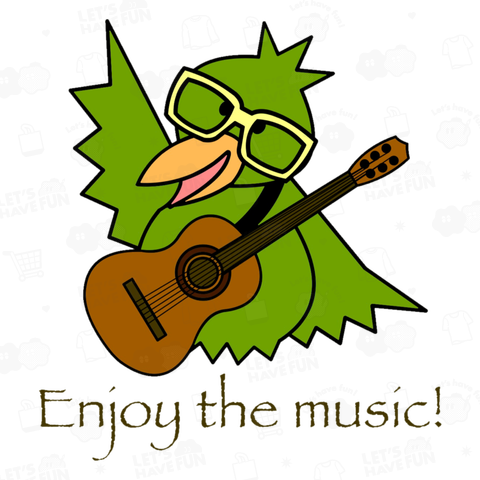 Enjoy the music♪鳥(♂)