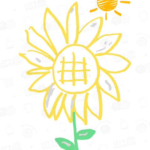 向日葵と太陽