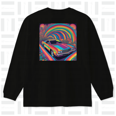 Rainbow car