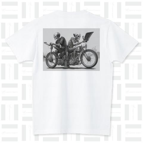 Motorcycle Riding Skeletons スタンダードTシャツ(5.6オンス)