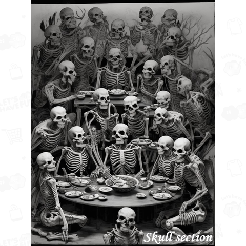 Skull to eat at the Last Supper