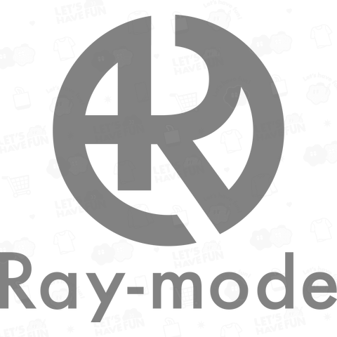 Ray-mode  メインロゴ(グレー)