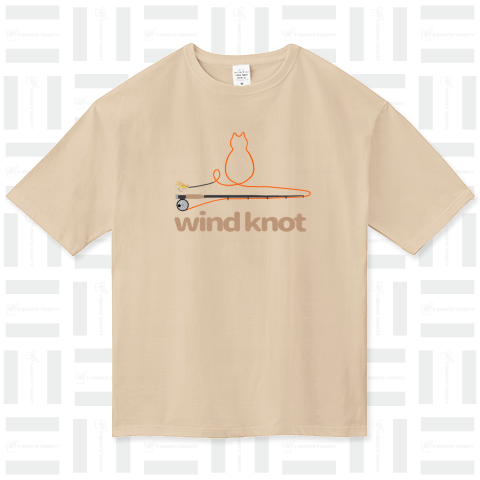 wind knot ビッグシルエットTシャツ(5.6オンス)