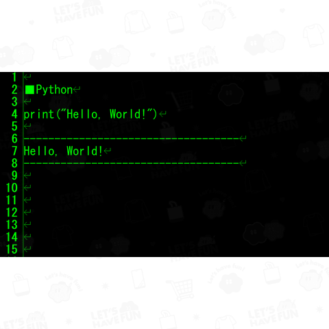 Hellow World!(Python)