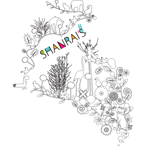 動物の群れが登って