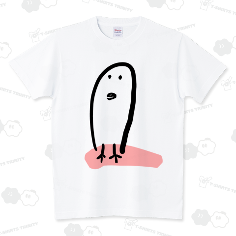 ふくろう (ピンク) スタンダードTシャツ(5.6オンス)