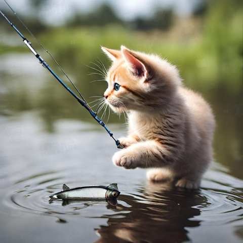 釣り猫様