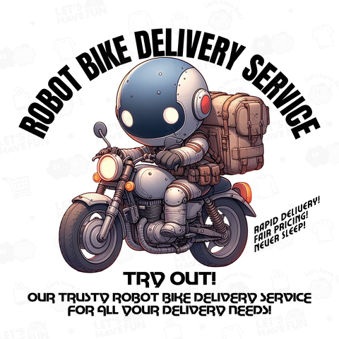 ロボットバイク便(淡色用)