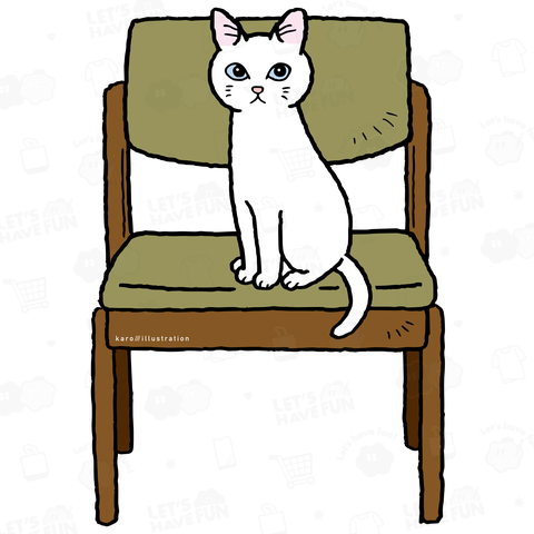 いろいろにゃんこシリーズ ネコと椅子