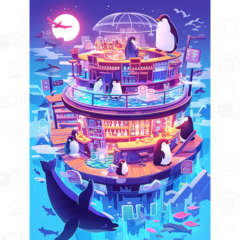 ペンギンのブルーオーシャンバー