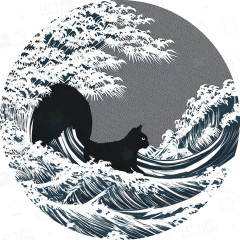 Surfing Cat 6