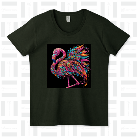 Psychedelic Flamingo 01