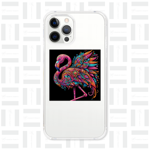 Psychedelic Flamingo 01