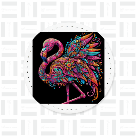 Psychedelic Flamingo 01