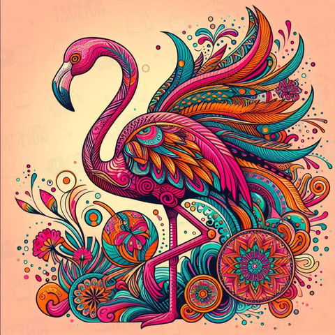 Psychedelic Flamingo04