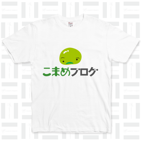 こまめブログ 公式ロゴ ベーシックTシャツ(5.0オンス)