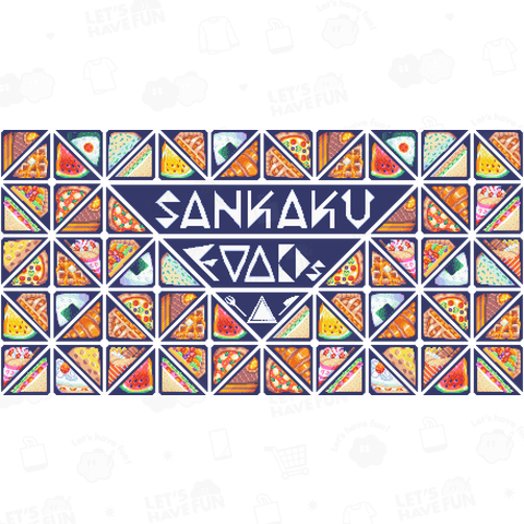 Pixelart graphic “SANKAKU FOODs”