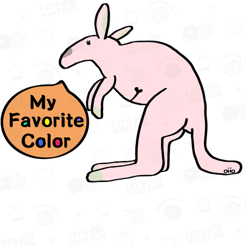 free colored animals ~カンガルーver~