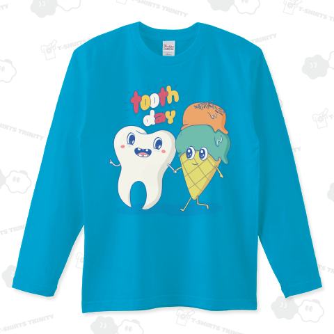 toothday ロングTシャツ(5.6オンス)