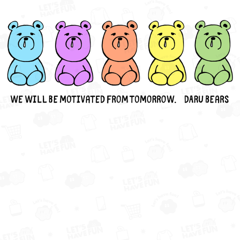 DARU BEAR  5色