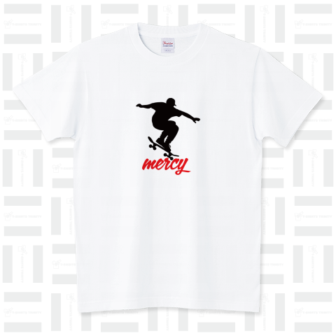 mercy A Black×Red スタンダードTシャツ(5.6オンス)