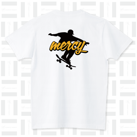 mercy D Black×Yellow スタンダードTシャツ(5.6オンス)