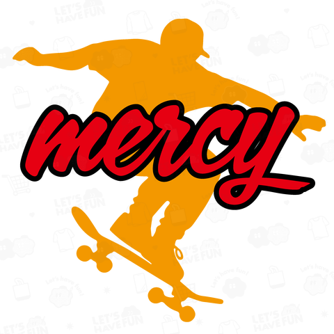 mercy D Orange×Red