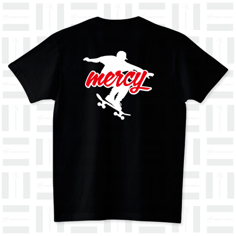 mercy D White×Red スタンダードTシャツ(5.6オンス)