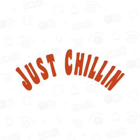 JUST CHILLIN Products Classic Logo - Red