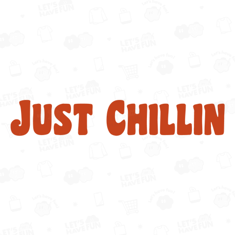 JUST CHILLIN Products Classic Logo - Red