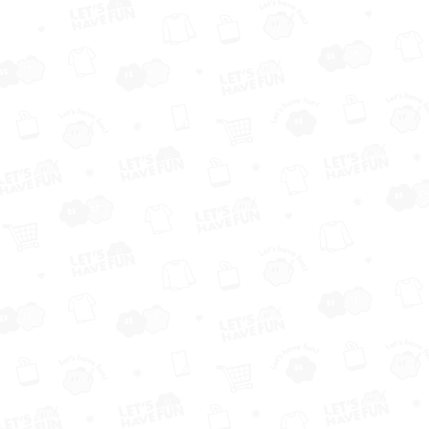 栗御飯の「運」Tシャツ 白文字 「運」背面Ver.