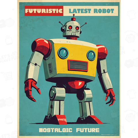 レトロな未来の万能型ロボット