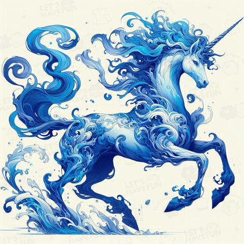 blue unicorn