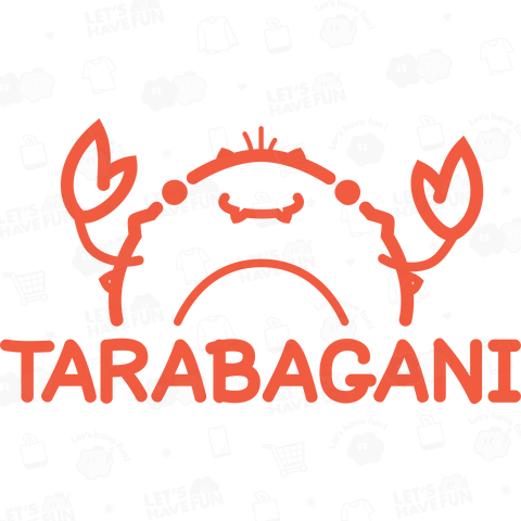 背中側にプリントされるTARABAGANI