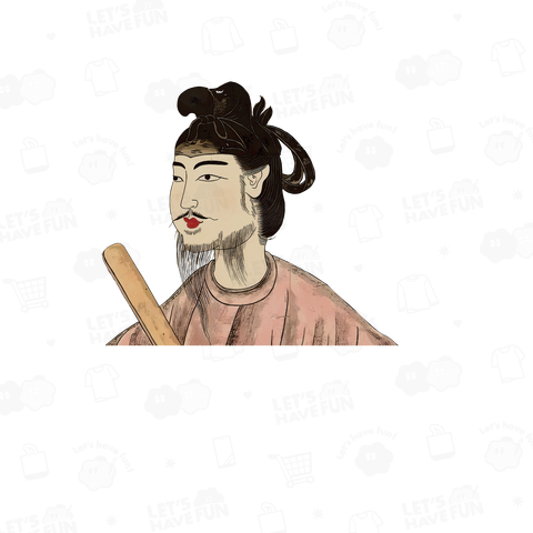 聞き上手な聖徳太子 白文字