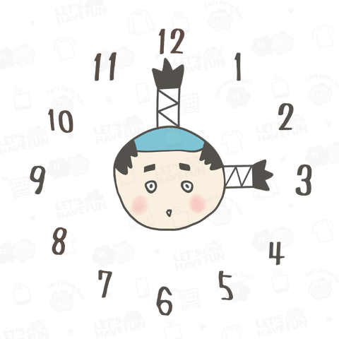 侍時計《ちょんまげクロック》