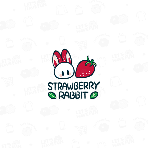 スイーツといちごうさぎ【両面】