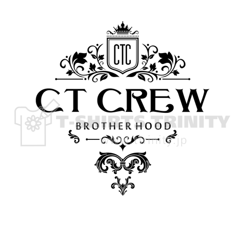 CT CREW / Vintage Logo WH系