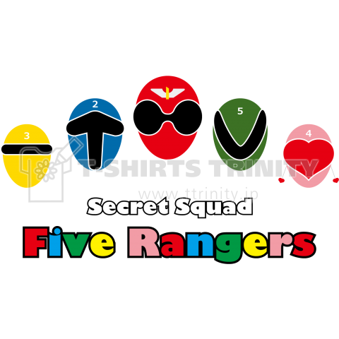 Secret Squad Five Rangers