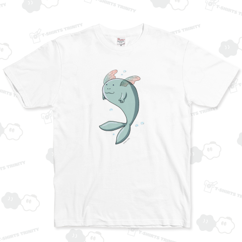 水の妖精魚 ベーシックTシャツ(5.0オンス)