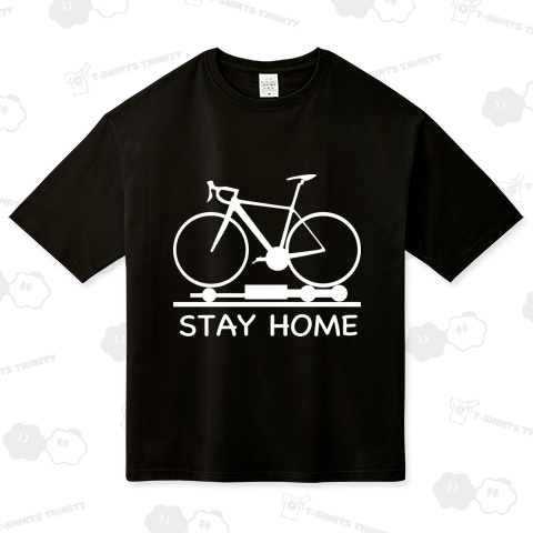 STAY_HOME ビッグシルエットTシャツ(5.6オンス)