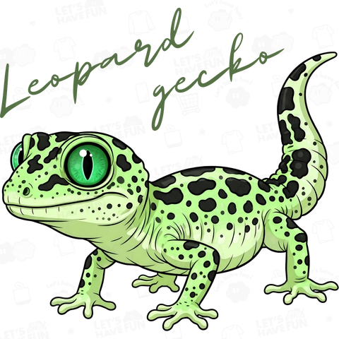 つぶらな瞳のレオパードゲッコー(ヒョウモントカゲモドキ)