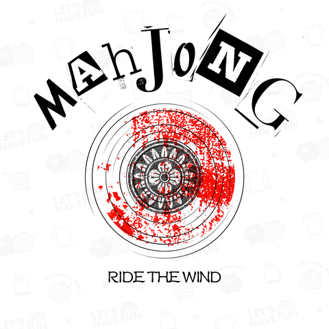 麻雀-mahjong- 『RIDE THE WIND』バックプリント
