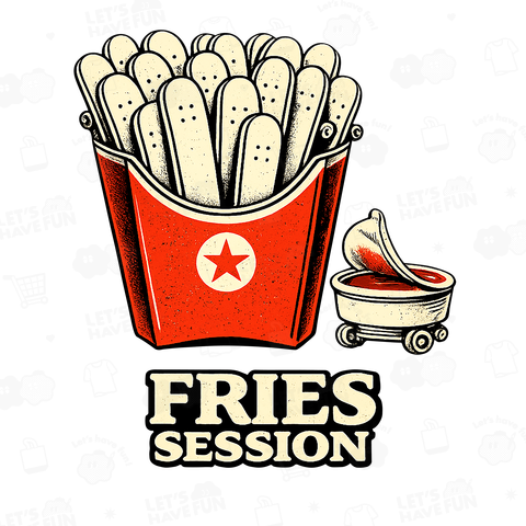 Skate Moments: Fries Session 山盛りデッキと滑るディップ