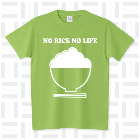 NO RICE NO LIFE(W) スタンダードTシャツ(5.6オンス)