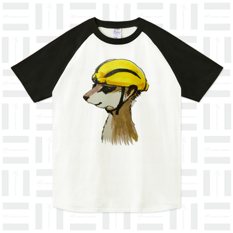 Meerkat wearing Lemon Helmet ミーアキャット レモンヘルメット