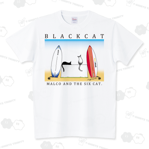 Black Cat-TypeA スタンダードTシャツ(5.6オンス)