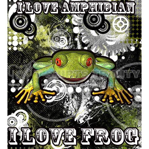 I love 両生類with蛙