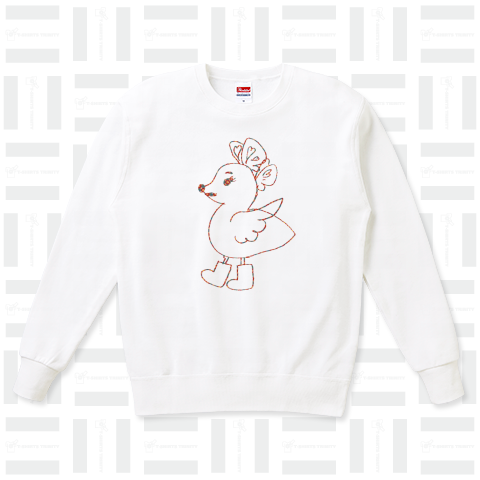 おしゃれな小鳥さん【個性的で珍しいカラフルなかわいいデザインのオリジナルTシャツプリント】