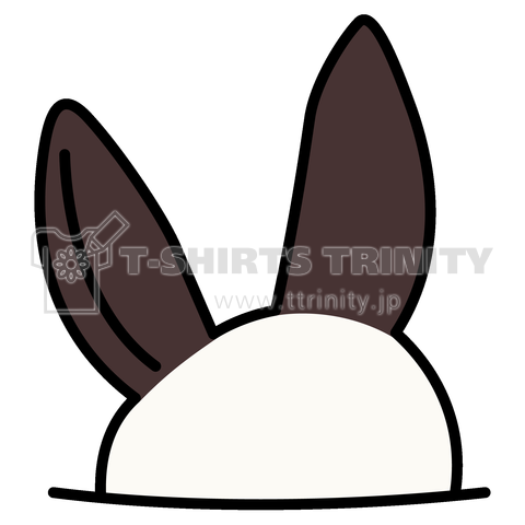 うさぎ(ヒマラヤン)がひょっこり頭を出したよ♪